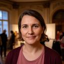 Redakteurin Diwa Beckermann bei einer Kulturveranstaltung im Lessinghaus